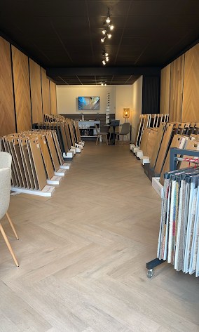 Binnenkijken in de showroom van PVC Vloeren Brabant in Drunen